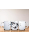 Çatlak Duvar Arasında Gri Husky – Baskılı Kahve Kupası