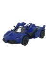 Çek Bırak Metal Arabalar 13 cm - SR2212- Mavi