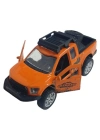 Çek Bırak Metal Arazi Aracı 13 cm - Turuncu