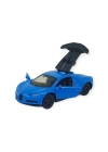Çek Bırak Metal Küçük Arabalar 8 cm - 6411A-18 - Mavi