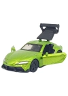 Çek Bırak Metal Küçük Arabalar 8 cm - 6411A - Yeşil