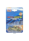 Çek Bırak Metal Küçük Arabalar 8 cm - SH40031 - Haki Taxi