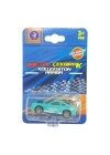 Çek Bırak Metal Küçük Arabalar 8 cm - SH40031 - Turkuaz Need For Speed