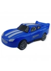Çek Bırak Nascar Arabası 10.5 Cm - BP-035-MAVİ