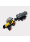 Çek Bırak Römorklu Traktör 25Cm - Sarı Su tanklı