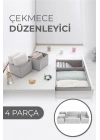 Çekmece Düzenleme Kutu Seti Organizer 4lü Set