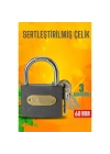 Çelik Asma Kilit 60 MM 3 anahtarlı Sonax Design