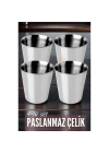 Çelik Bardak Seti 4 Adet Fazio Giacinto Design 719313