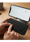 Cep Boyutu Kablosuz Bluetooth Klavye Telefon ve Tablet Uyumlu