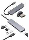 Çevirici Dönüştürücü Adaptör Macbook 3 In 1 Type-C To Hdmı USB 3.0