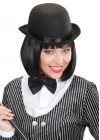 Charlie Chaplin Stil Yetişkin Şapkası – Siyah Melon Parti Şapkası