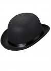 Charlie Chaplin Stil Yetişkin Şapkası – Siyah Melon Parti Şapkası