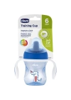 Chicco Yarı Yumuşak Uçlu Alıştırma Bardağı 6 Ay+ Kız