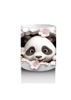Çiçekli Çatlakta Oturan Neşeli Panda – Baskılı Kahve Kupası