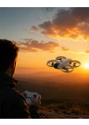 Çift Bataryalı Kameralı Mini Drone Işıklı Akıllı Uçuş Sistemi