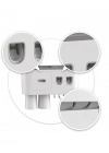 Çift Dispenserli Diş Macunu Sıkacağı 6 Fırçalık Bardaklı Banyo Organizer
