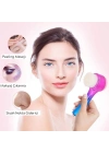®  Çift İşlevli Renkli Cilt Yüz Temizleme Fırçası Peeling Masaj Etkili Gözenek Temizleyici Alet