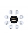 Çift Usb Girişli 2.1 Amp Araç Çakmak Soketi