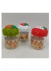 Çilek Desenli Kavanoz 1 Adet 425 Cc Royaleks-CK425