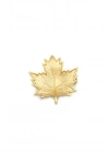 Çınar Yaprağı Broş - Altın