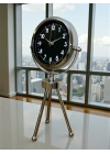 ®  Classic Tasarım Üç Ayaklı Metal Masa Saati