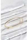 CM Gold Renk Lazer Kesim Model 65 mm Bilezik