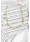 CM Yassı Yılan Zincir Model 60 cm Kadın Kolye