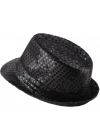 Çocuk Boy Siyah Payetli Şapka Gösteri Şapkası Michael Jackson Şapkası 54 No