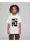 Çocuk   Baskılı T-Shirt - Beyaz