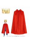 Çocuk Kral Kostüm Seti (Taç + Pelerin)