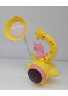 Çocuk Odası Ay ve Unicorn Desenli Gece Lambası