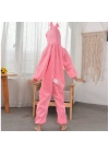 Çocuk Tavşan Kostümü Pembe Renk 4-5 Yaş