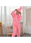 Çocuk Tavşan Kostümü Pembe Renk 4-5 Yaş