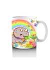 Çocuklara Sütü Sevdiren Dino ve Gökkuşağı Bahçesi Kupa Bardak