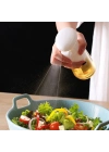 ®   Çok Amaçlı Cam Şişe Püskürtmeli Dağıtıcı Yağdanlık Limonluk Sirke Sosluk Spreyi Beyaz