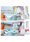 Çok Fonksiyonlu Salata Aparatı - Süzgeçli Doğrayıcı Kase