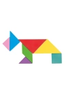 ÇOK SATAN 03 569 Ahşap Manyetik Tangram -Pilsan Oyuncak