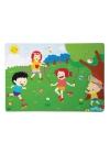 ÇOK SATAN 1276-CS Chiva, İlkbahar Ahşap Yer Puzzle