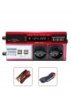 ÇOK SATAN 12v 2000w Modifiye Sinus İnverter Araç Ve Güneş Enerjisi Uyumlu, Çift Usb, Çift Priz Ve Çakmaklık