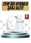 ÇOK SATAN 15/Pro/Pro Max 20W İOS Uyumlu Hızlı Şarj Aleti Adaptörlü Beyaz