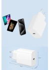 ÇOK SATAN 15/Pro/Pro Max 20W İOS Uyumlu Hızlı Şarj Aleti Adaptörlü Beyaz