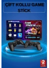 ÇOK SATAN 2 Kollu Kablosuz 2.4G Retro Oyunlar 4k Game Stick 3500 Oyun Atari