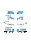 ÇOK SATAN 212057290 Majorette MAERSK Lojistik Arabaları 4 Parça -Simba