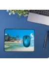 ÇOK SATAN 25x32 cm Küçük Boy Mouse Pad Manzara Ada