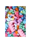 ÇOK SATAN 2915 Play Blox Pastel Blok Yapı Oyuncakları 56 Parça ,Saklama Çantalı ,1 Yaş ve Üzeri