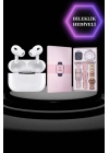 ÇOK SATAN 3 Kordonlu Pembe Amoled Ekran Akıllı Saat ve Yeni Nesil Pro Kablosuz Bluetooth Kulaklık ANC/ENC