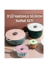ÇOK SATAN 3lü Vakumlu Silikon Kapak Seti