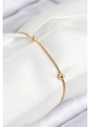 ÇOK SATAN 316L Çelik Topcuk Model Gold Renk Kadın Bileklik
