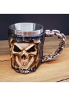 ÇOK SATAN 3D Tasarımlı Kurukafa Kupa Bardak