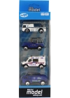 ÇOK SATAN 4Lü Die Cast Polis Seti